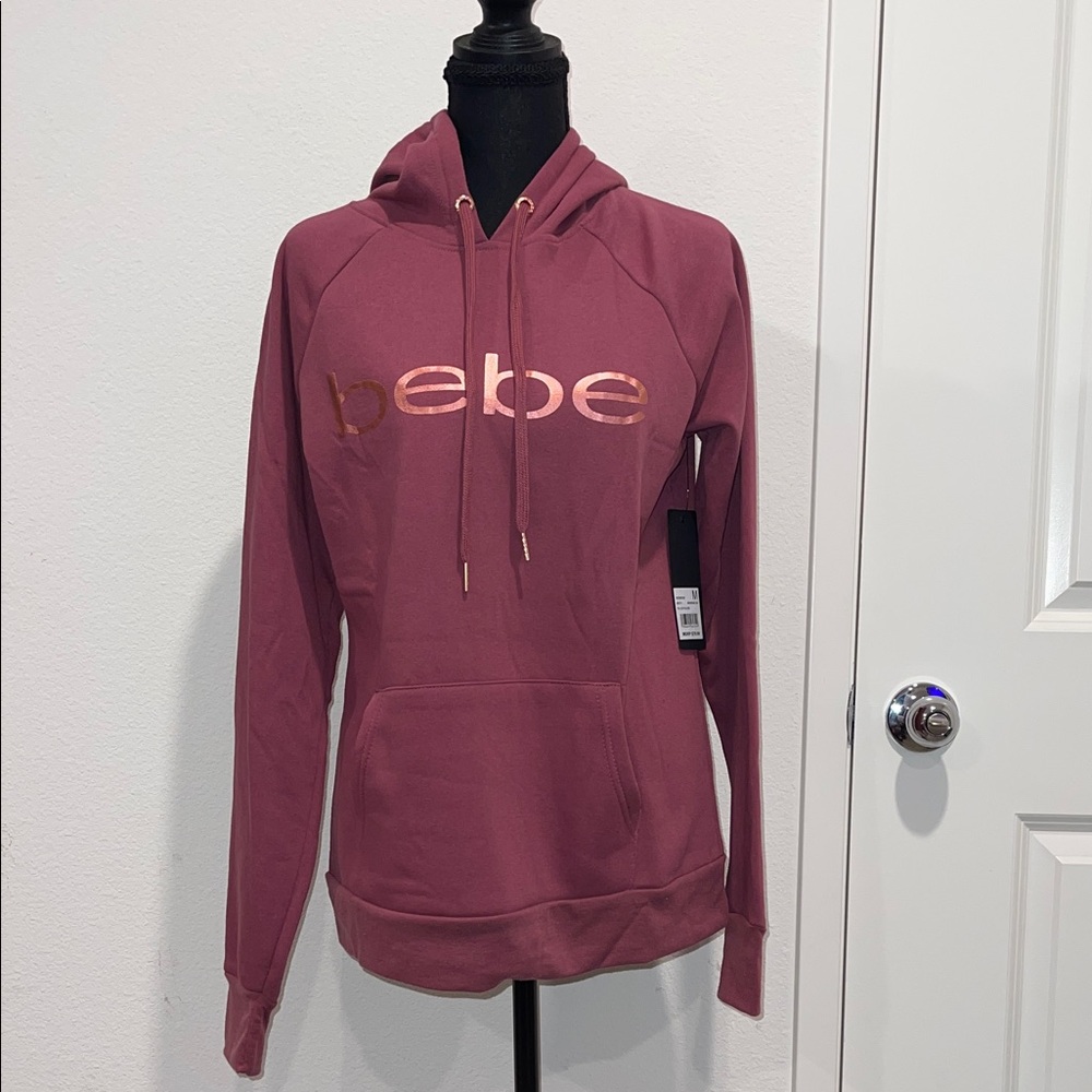 Bebe Women's Pink Hoodie Sweater
